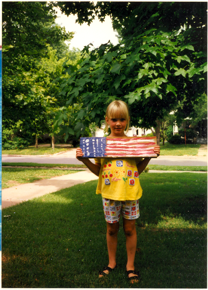 Lydia with her flag2